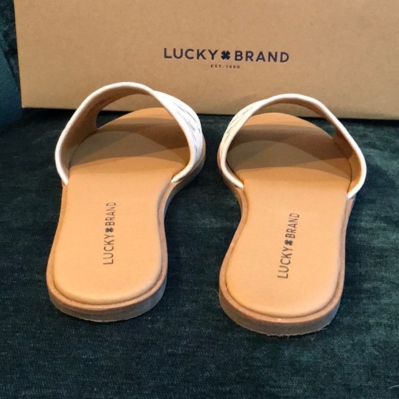 Lucky Brand Davin Slide Sandal Sandshell - Picture 5 of 12
